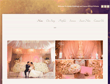 Tablet Screenshot of dream-weddings.net